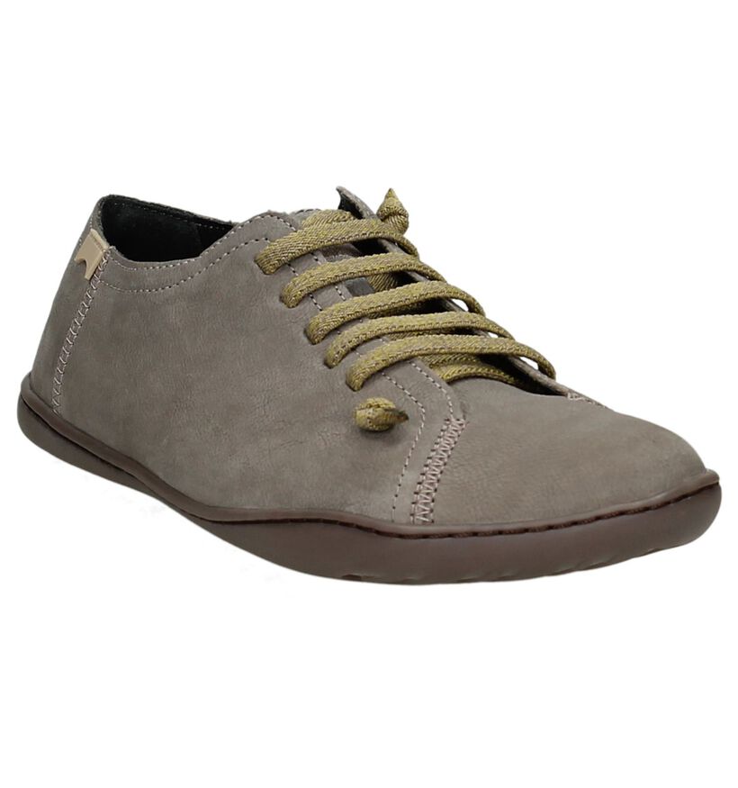 Camper Chaussures slip-on en Taupe en cuir (168848)