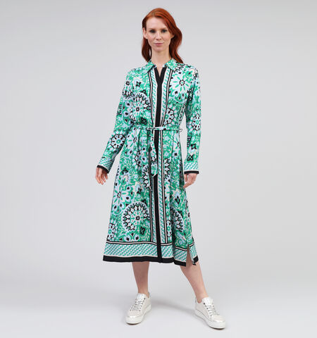 Robe longue vert