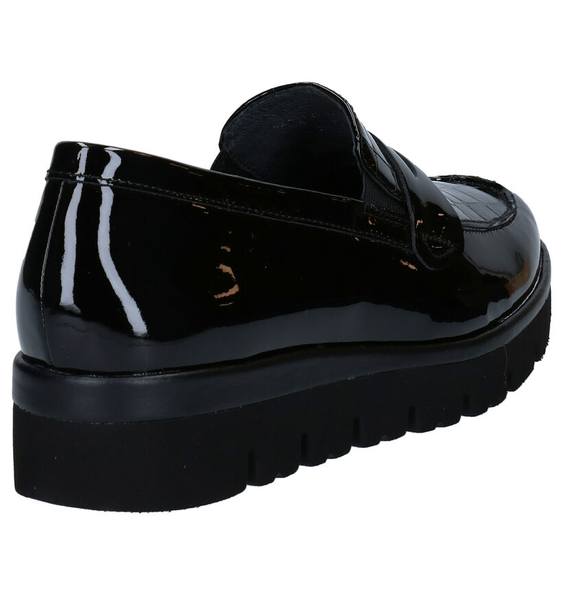 Gabor OptiFit Zwarte Instappers in lak (282433)