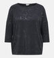 ONLY Carmakoma Foila Zwarte Longsleeve voor dames (348428)