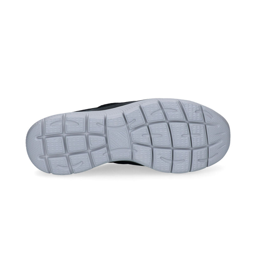 Skechers Summits Zwarte Pantoffels in stof (295662)