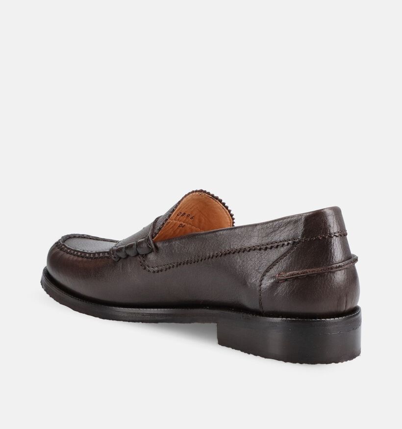 Ambiorix Mocassins en Brun fonc&eacute; pour hommes (381984)