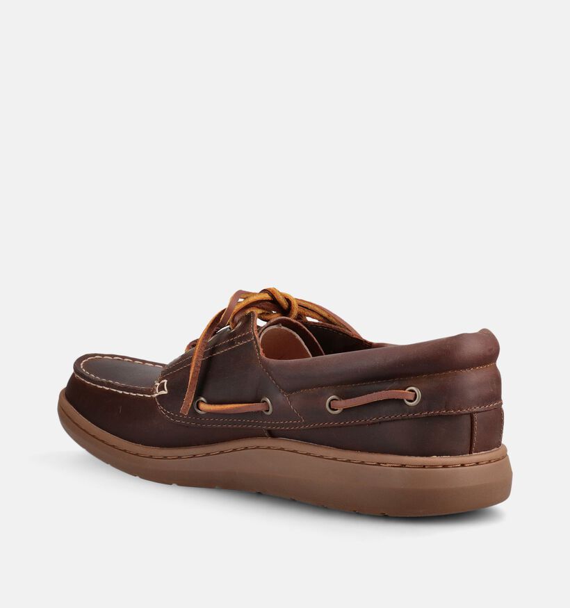 Timberland Portofino Pier Donkerbruine Bootschoenen voor heren (369221) - geschikt voor steunzolen