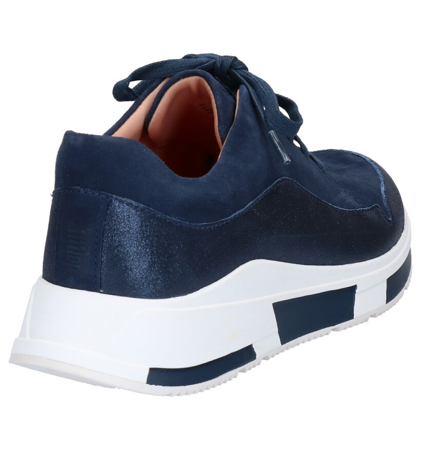 FitFlop Freya Witte Sneakers in daim (267624)