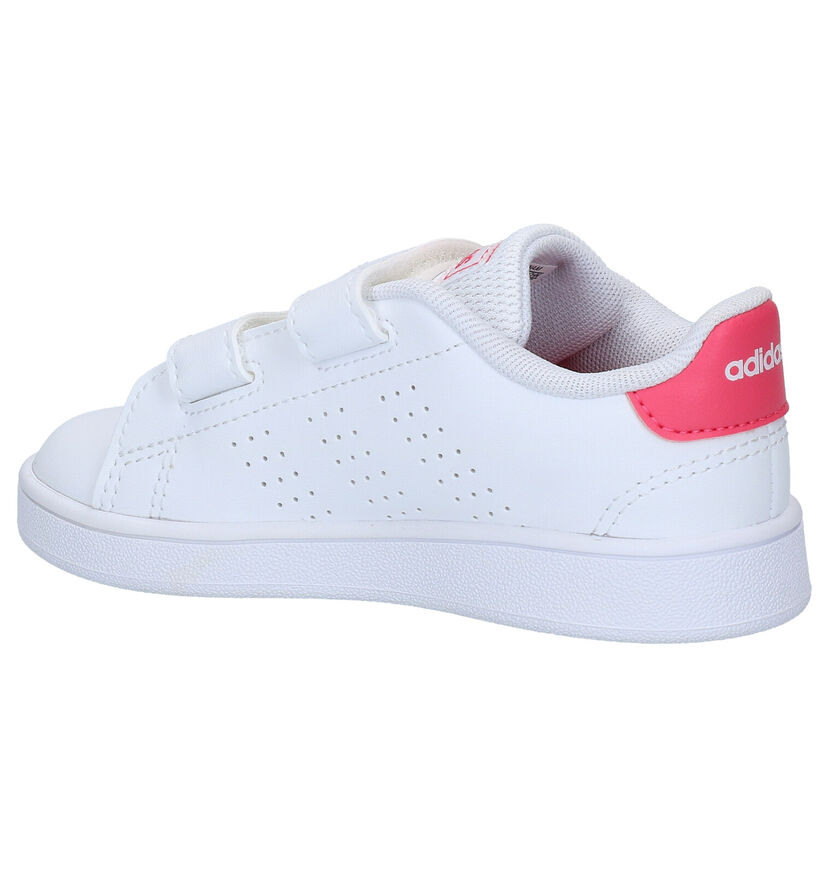 adidas Advantage I Chaussures pour bébé en Blanc en simili cuir (284709)