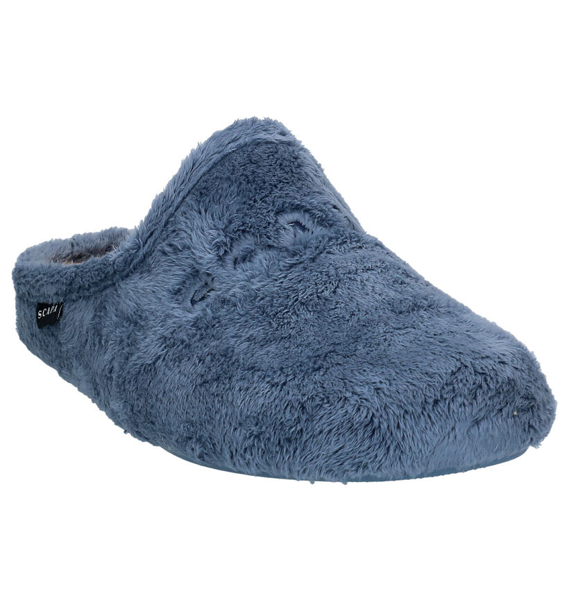 Scapa Blauwe Pantoffels voor dames (332648)