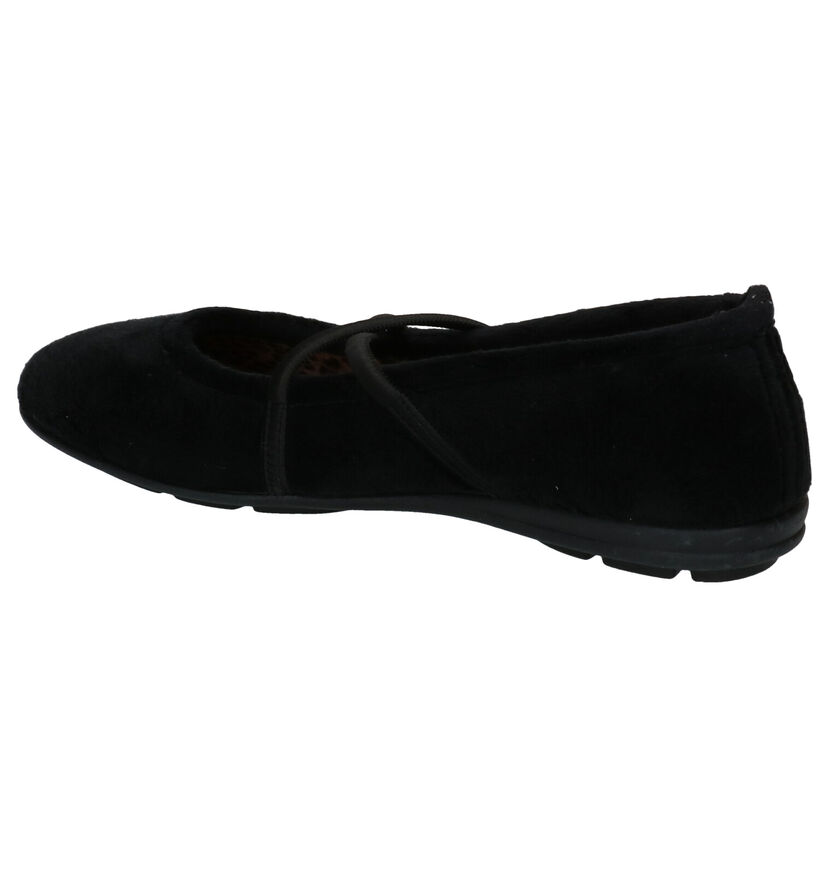Alberola Zwarte Pantoffels in stof (281989)