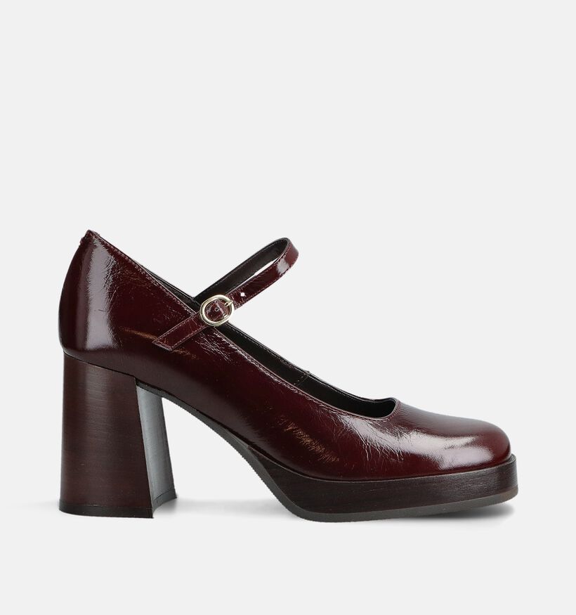 Laurent David Bordeaux Pumps met Bandje voor dames (381305)
