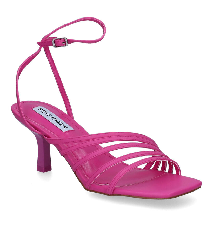 Steve Madden Aglow Sandales en Fuchsia pour femmes (305316)