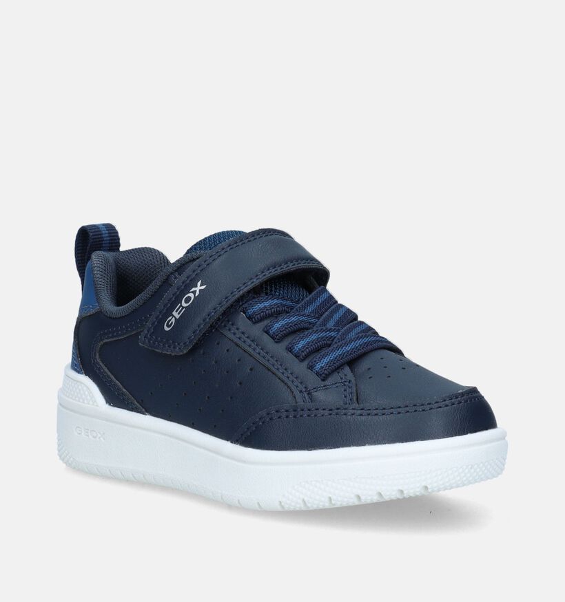 Geox Washiba Chaussures à velcro en Bleu pour garçons (335779) - pour semelles orthopédiques