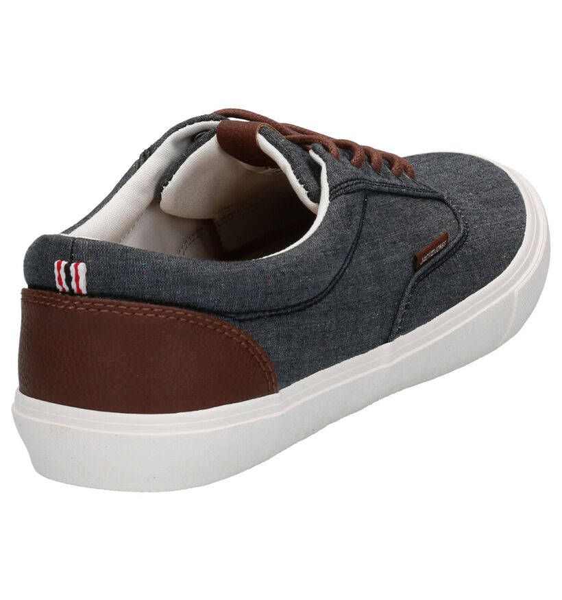 Jack & Jones Vision Classic Chambray Blauwe Veterschoenen in stof (286411)