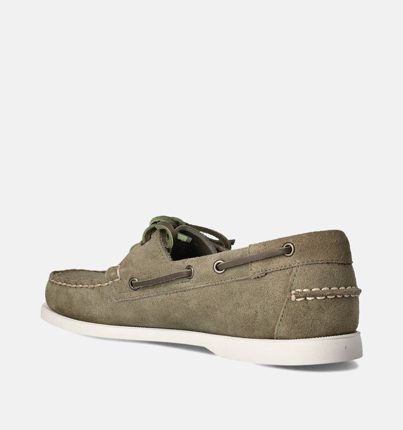 Sebago Dockside Portland Flesh Out Bootschoenen Kaki voor heren (353803)