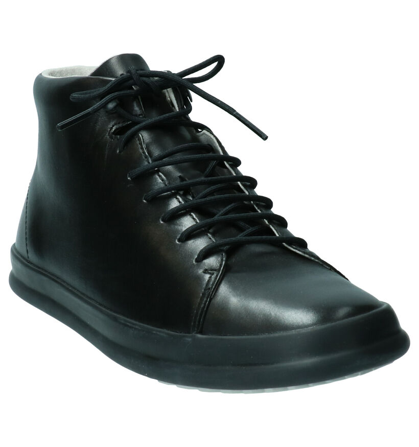 Camper Chaussures hautes en Noir en cuir (256254)