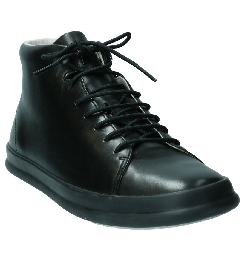 Camper Zwarte Boots in leer (256254)