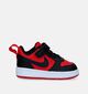 Nike Court Borough Low 2 TD Baskets pour bébé en Noir pour filles, garçons (334912)