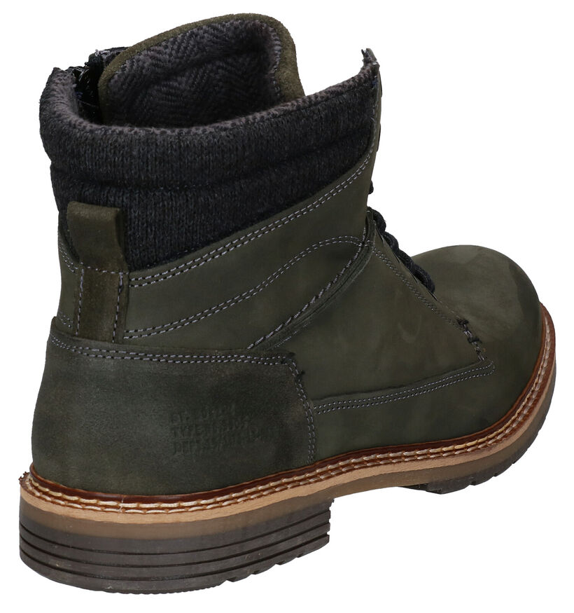 Bullboxer Kaki Bottines in nubuck (276990)