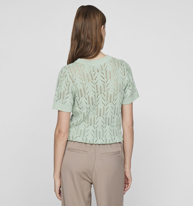 Vila Cotti Pull en tricot en Vert pour femmes (351743)