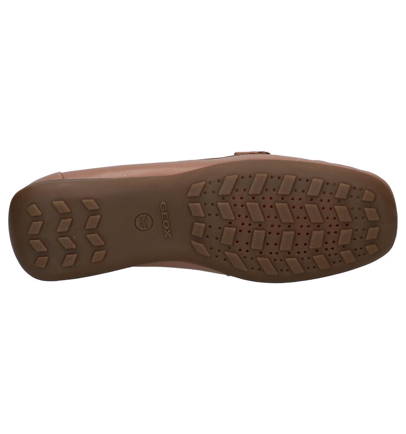 Geox Mocassins en Bleu foncé en cuir (266862)