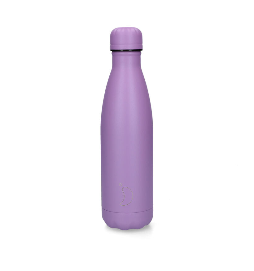 Chilly's Pastel Gourde en Violet 500 ml pour femmes, garçons, filles, hommes (328163)