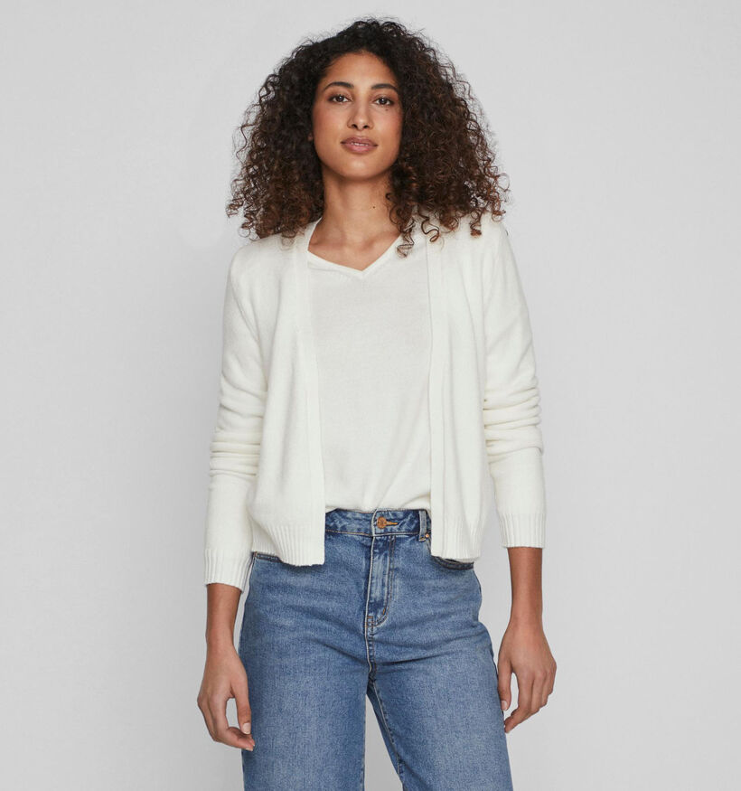 Vila Ril Witte Cardigan (332372)