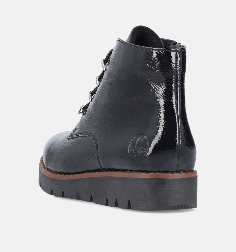 Rieker Bottines à lacets en Noir pour femmes (347417) - pour semelles orthopédiques