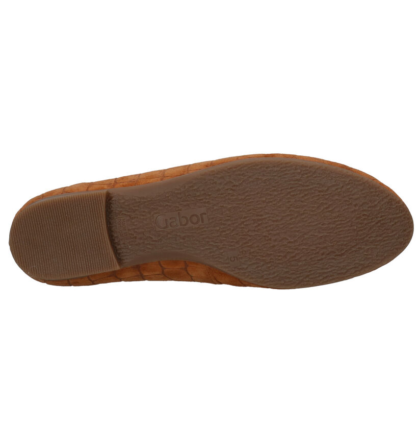 Gabor Comfort Mocassins en Cognac en daim (297416)