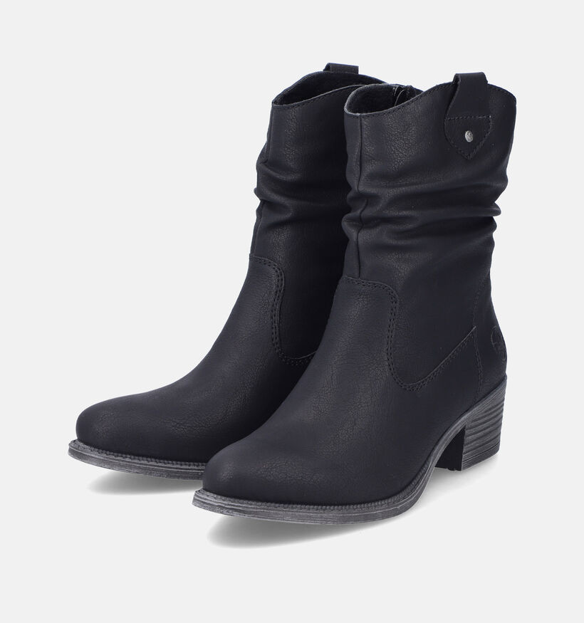 Rieker Zwarte Cowboy boots voor dames (344418)