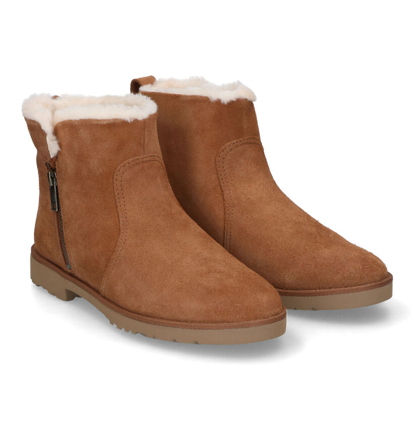 UGG Romely Bottines en Cognac pour femmes (313757)