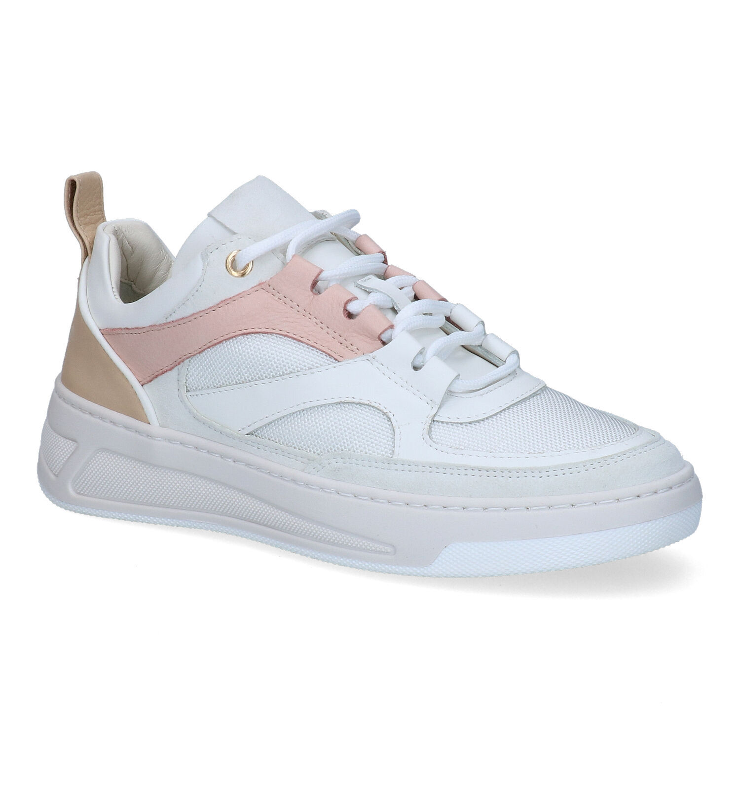 Witte veterschoenen dames on sale