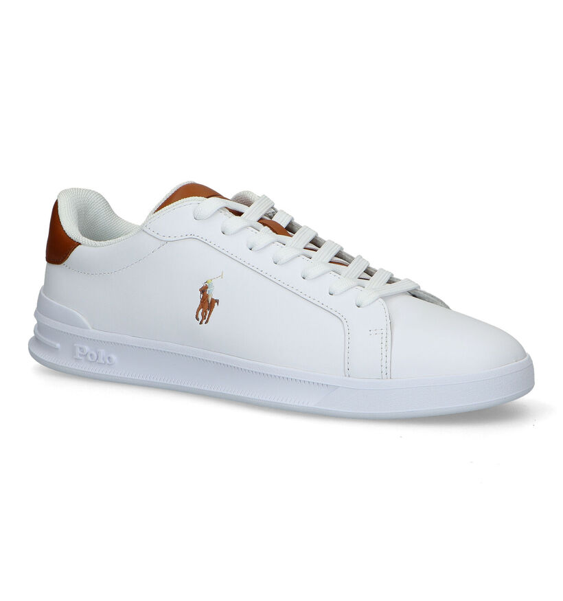 Polo Ralph Lauren HRT Court Witte Veterschoenen voor heren (336796)