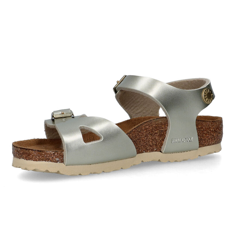 Birkenstock Rio Gouden Sandalen voor meisjes (322468)