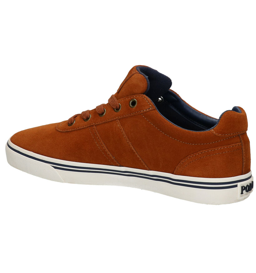 Polo Ralph Lauren Hanford Chaussures à Lacets en Bleu en daim (278188)