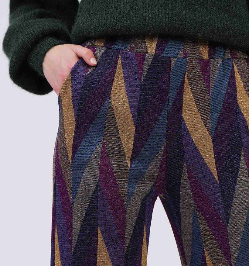 Dolce C. Pantalon Large en Violet pour femmes (325318)