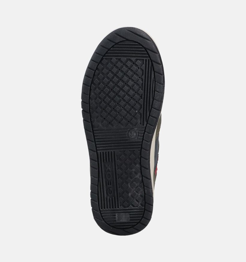 Geox Perth Baskets en Vert kaki pour garçons (361923) - pour semelles orthopédiques