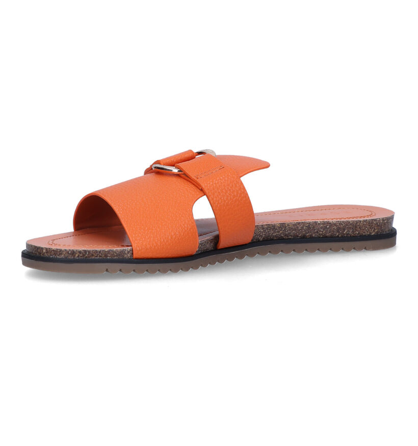 Esprit Nu-pieds plates en Orange pour femmes (320797)