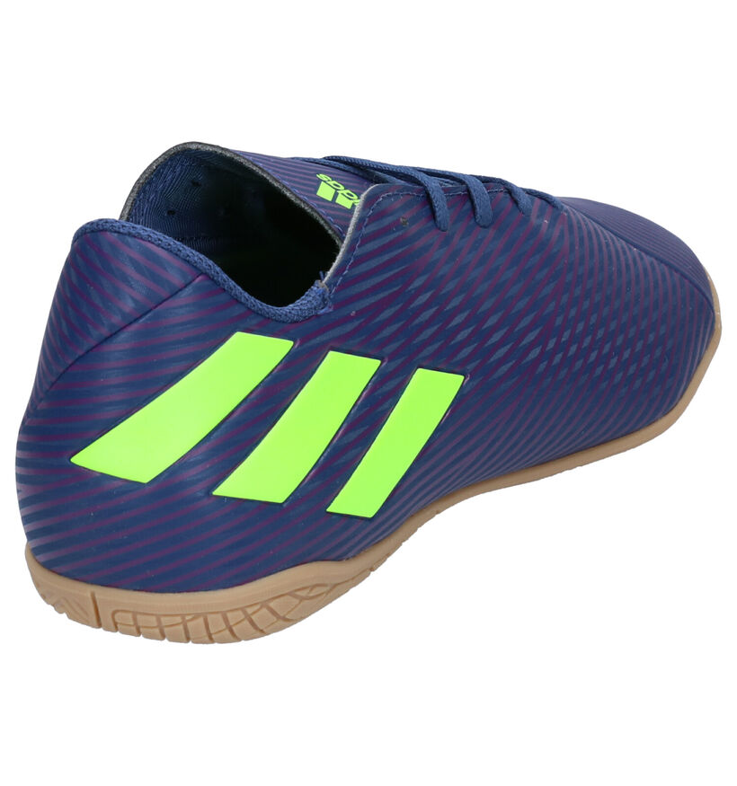 adidas Nemiziz Messi Chaussures de Foot en Bleu en simili cuir (265405)