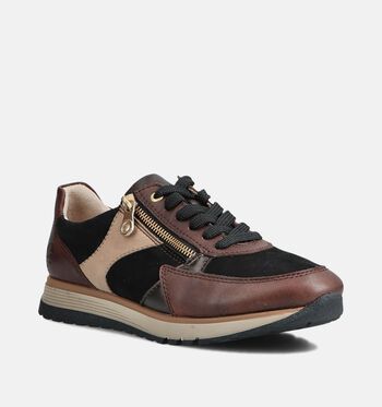 Rieker Lage schoenen Zwart/Wit/Bruin