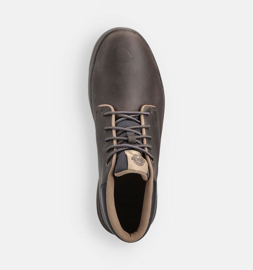 Timberland Seneca Bay Mid Grijze Veterschoenen voor heren (360334) - geschikt voor steunzolen