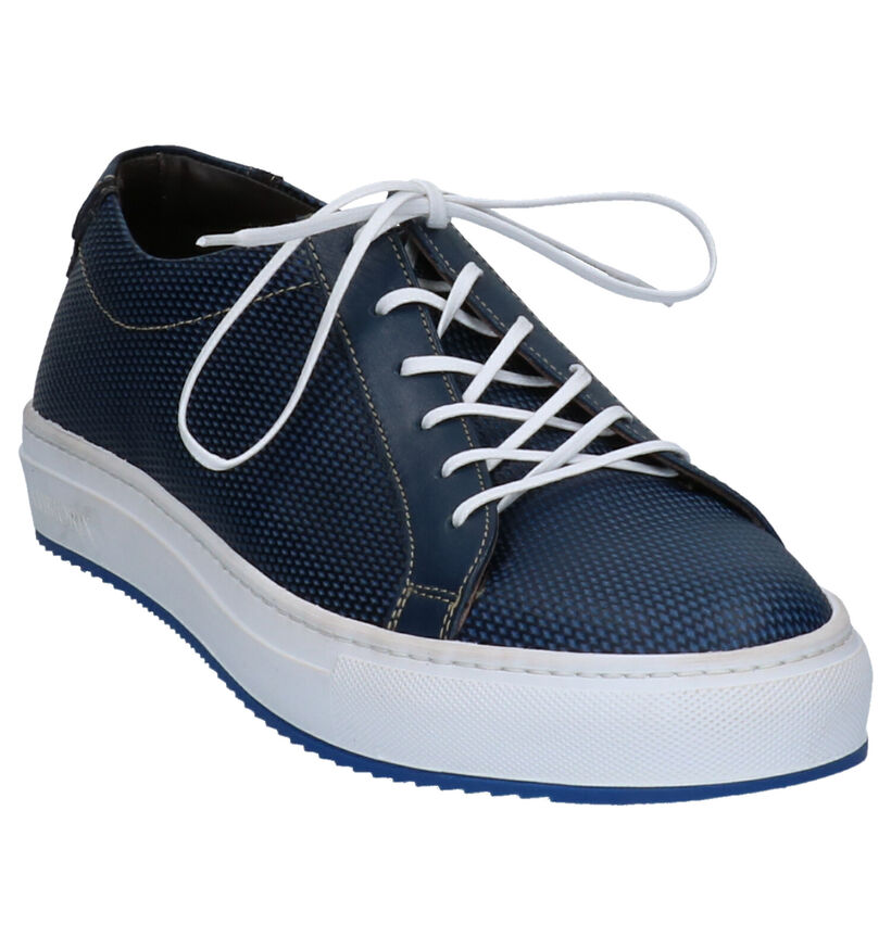 Ambiorix Chaussures basses en Bleu foncé en cuir (240446)