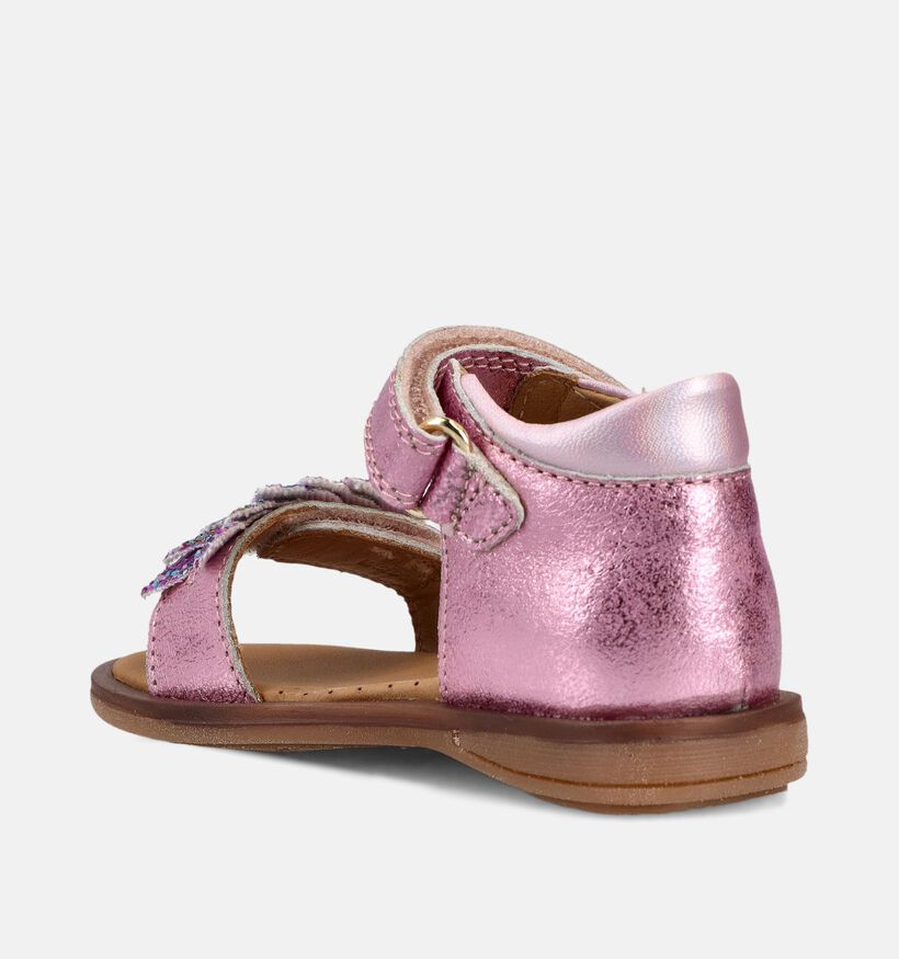 STONES and BONES Zele Sandales pour b&eacute;b&eacute; en Rose pour filles (373762)