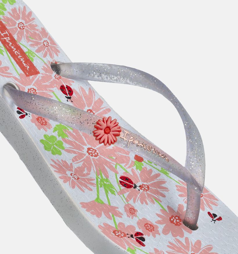 Ipanema Garden Shine Tongs en Blanc pour filles (372306)