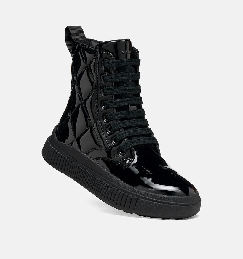 Geox Laquinny Boots &agrave; lacets en Noir pour filles (376267)