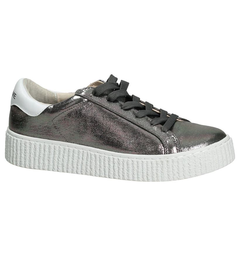 Zilveren Metallic Creeper Sneaker No Name, , pdp