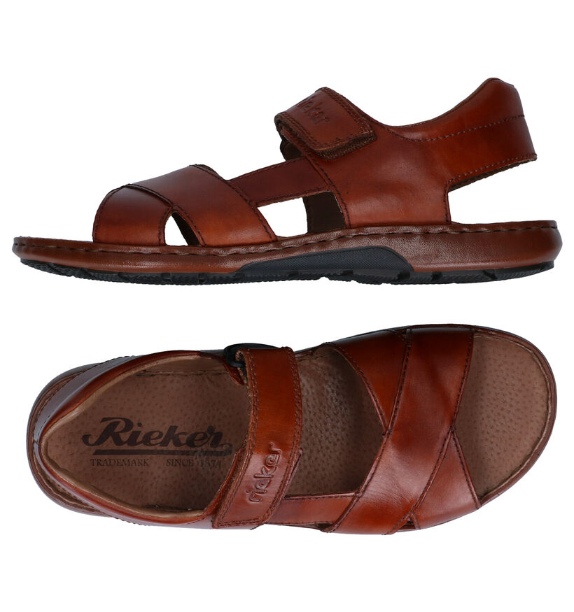 Rieker Cognac Sandalen voor heren (339201)