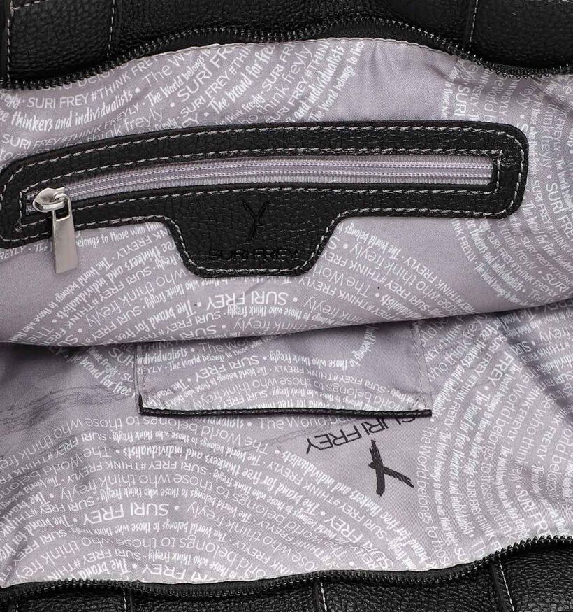 Suri Frey Tilly Zwarte Shopper tas met rits voor dames (333551)