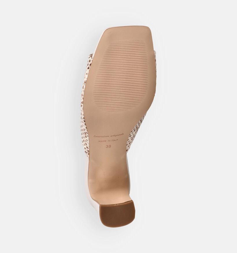 Laurent David Ghiaccio Ecru Muiltjes met Hak voor dames (373660)