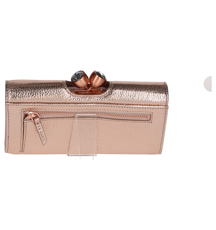Ted Baker Muscovy Overslagportefeuille Rose Gold in leer (236391)