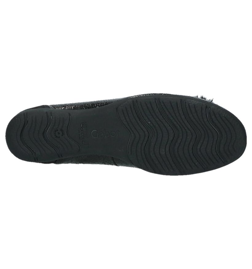 Gabor Hovercraft Ballerines en Noir en nubuck (231111)