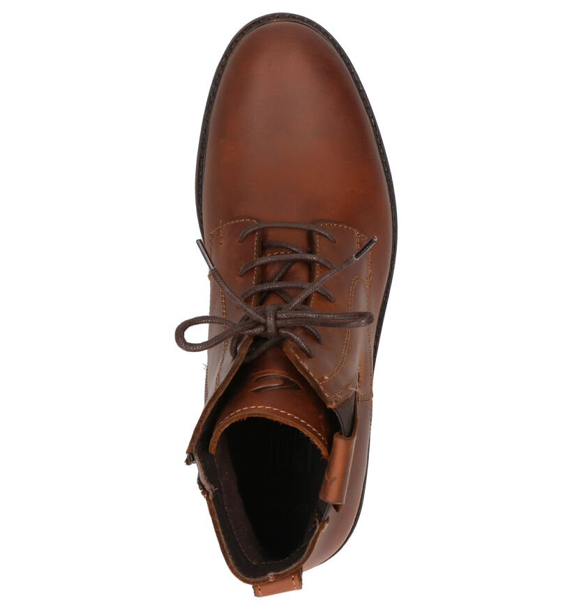 Camel Active Chelsea Bottines en Marron en cuir (259390)