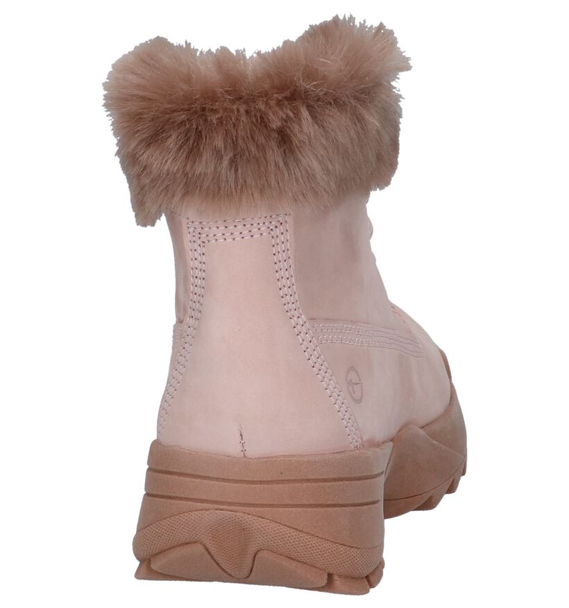 Tamaris Bottines en Beige en nubuck (239968)